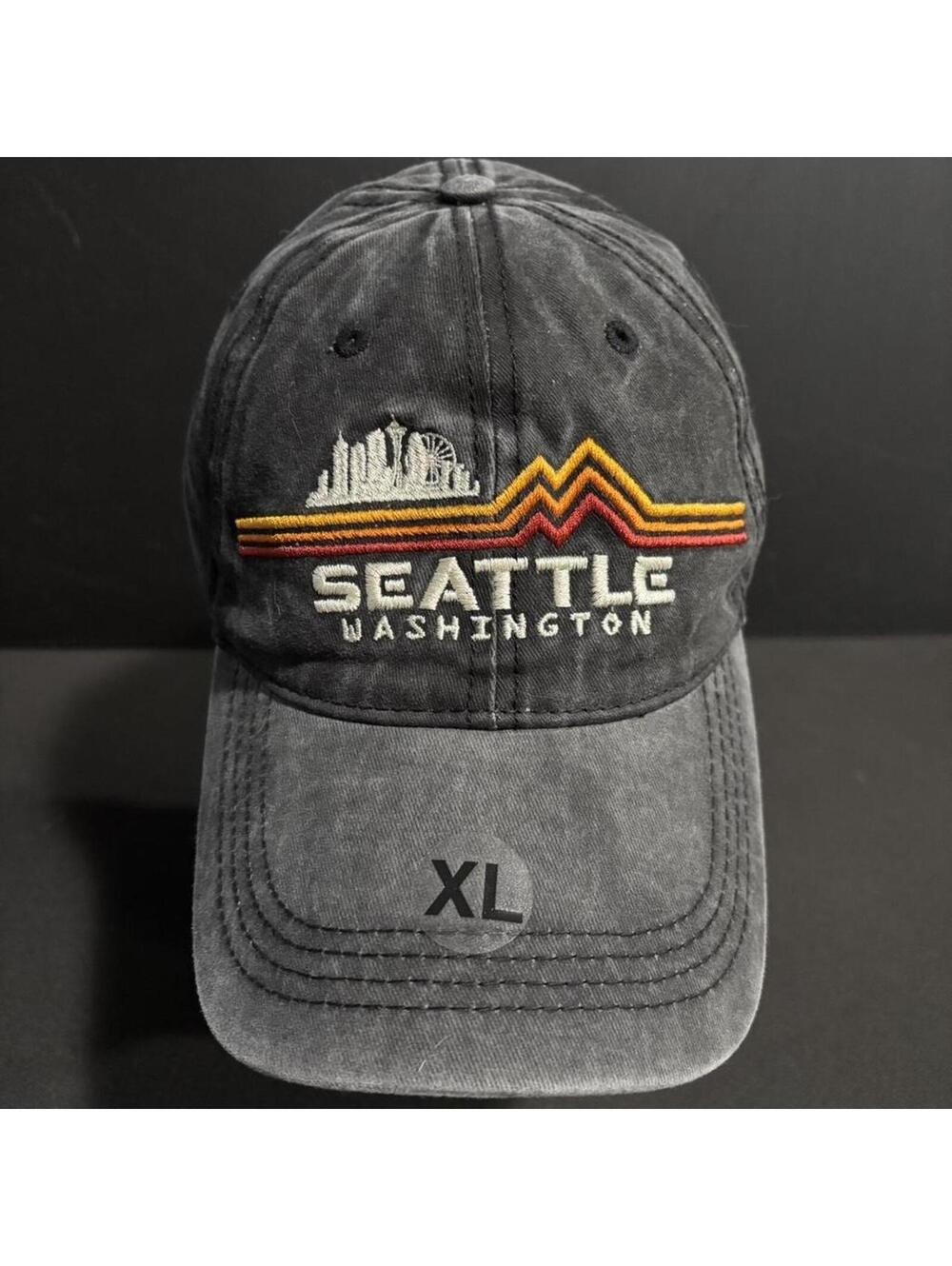 Seattle Washington Embroidered Dad Hat XL 100% Cotton Brand New